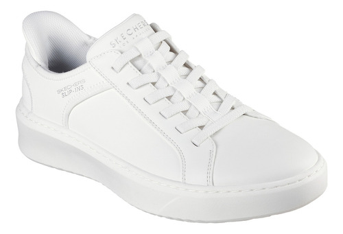 Tenis Skechers Caballero 183175wht Court Break