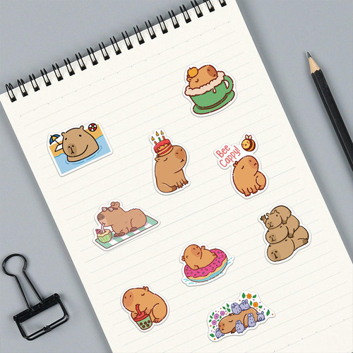 , 2 X 50 Uds. De Pegatinas De De Dibujos Animados,