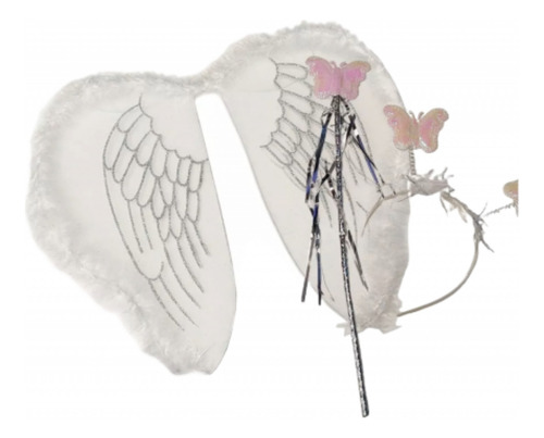 Disfraz De Ángel Para Niñas Halloween Infantil
