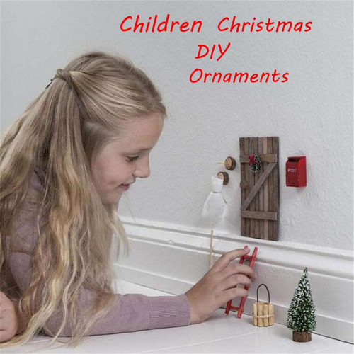 Árbol De Navidad De Fieltro Para Bricolaje Con Adornos Para