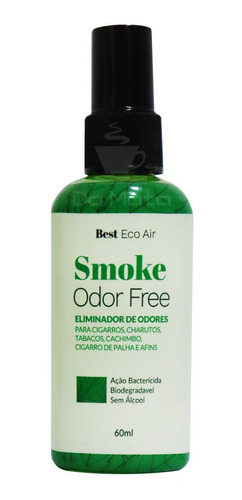 Odorizador Best Eco Air Smoke Odor Free 60ml Tira Cheiro
