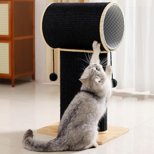 Post De Rasguños De Gato Con Cama De Scratch Post Sisal