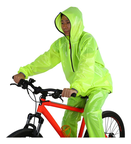 Chubasquero Unisex Para Ciclismo Al Aire Libre, Resistente A