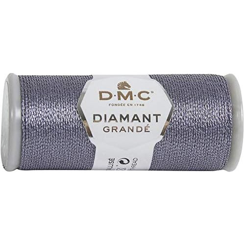 Hilo Metálico Diamant Grande De 21.8 Yardas Color Gris...