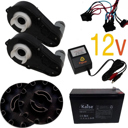 Kit Armado Completo 12v Niños Circuito Motorreductor Ficha