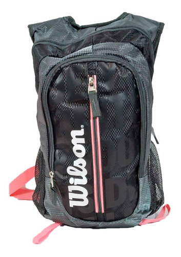 Wilson Mochila Lifestyle Mujer Negro-gris Osc-rosa Ras