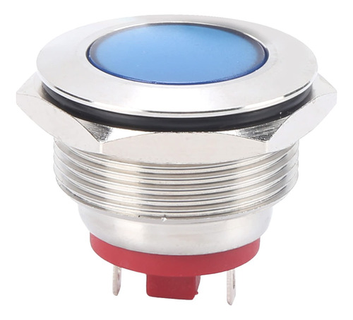 Indicador Led Tyenaza Luz Señal 2 Pine Boton 22mm 6v Laton