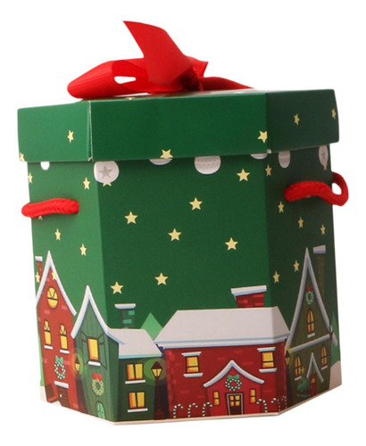 5 Caja De Regalo De Navidad, Contenedor De Dulces Para Las