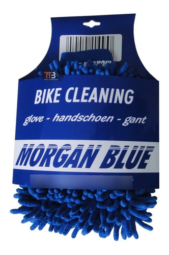 Luva Para Lavagem De Bike Morgan Blue Cleaning Microfibra