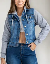 Comprar Casacas Jean Demin Para Dama Mangas Afrenelado 