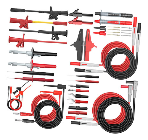 Juego De Sonda De Prueba Eléctrica Con Cable De Multímetro