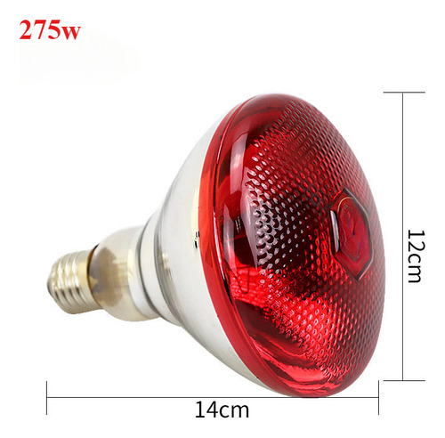 Para Juego De 3 Bombillas Infrarrojas Rojas De 275 W Para