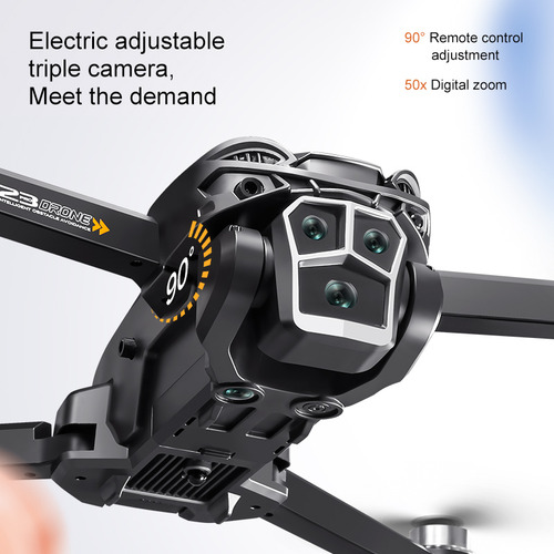 Drone Cámara Dual 3 Baterias 6k Anti-obstáculos Efectos Luz