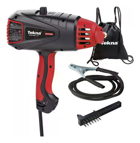 Máquina Inversor De Solda Tw130ip-mma Tekna 220 Volts Cor Vermelho 220V