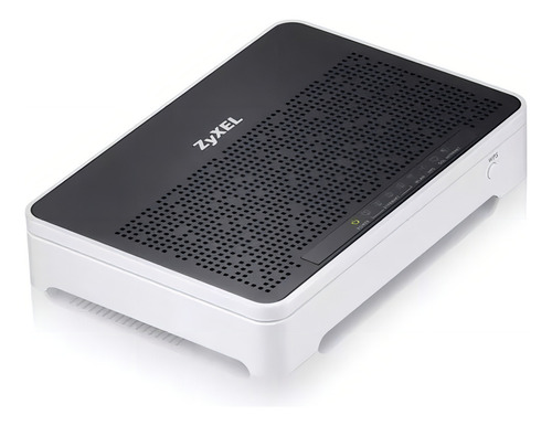 Módem router con wifi Zyxel AMG1202-T10B blanco y negro