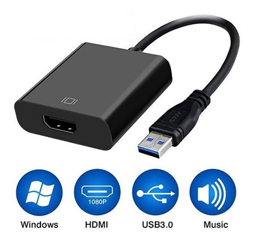 Convertidor Usb 2.0 O 3.0 A Hdmi 1920 * 1080