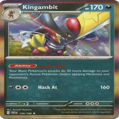 Carta Pokemon Kingambit Original Expansion Scarlet&violet