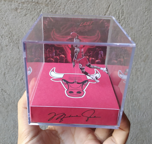 Cubo Diorama Michael Jordan (chicago Bulls)