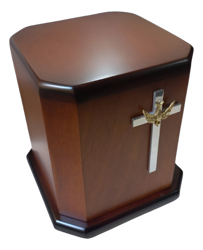 Urna De Madera Para Cenizas Humanas Placa Personalizada Mag