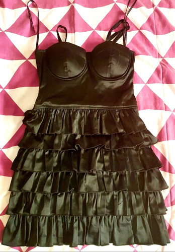 Vestido Negro - Material Girl ¡original !