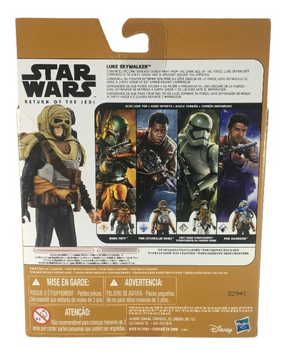 Hasbro Star Wars Force Awakens 3.75 Armor Up Luke Skywalker