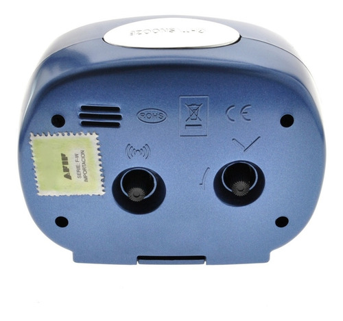 Imagen 4 de 6 de Reloj Despertador Europa Ovi Luz Led Acrílico Alarma 9007