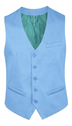 Imagen 5 de 6 de Trajes Hombre Entallados Con Chaleco Y Pantalon Chupin