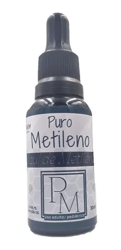 Azul De Metileno Pa Puro 1% 30ml Memoria Parkinson Stress Sabor N/a