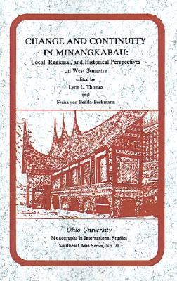 Libro Change And Continuity In Minangkabau: Local, Region...