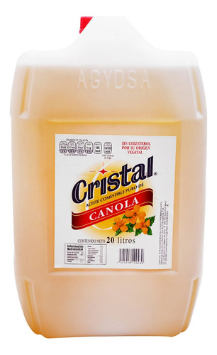 Aceite Canola Cristal 20 L