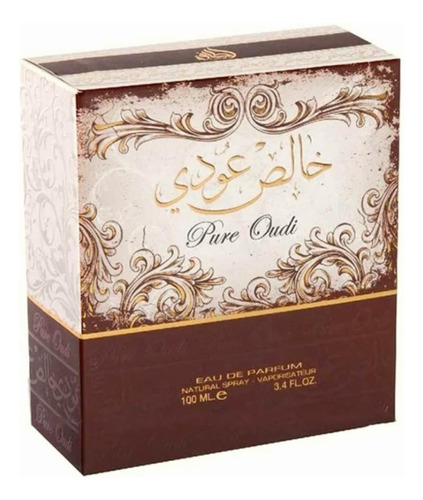 Lattafa Pure Oudi 2 Pc Set For Unisex (3.4 Ounce Eau De