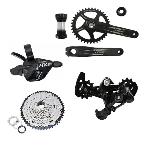 Set Grupo De Transmision Ltwoo 12v Mtb - Oscar Bikes