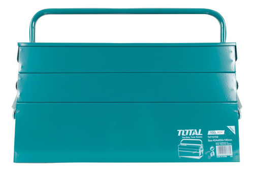 Caja De Herramientas Total Iusa 16 Metálica 3 Niveles
