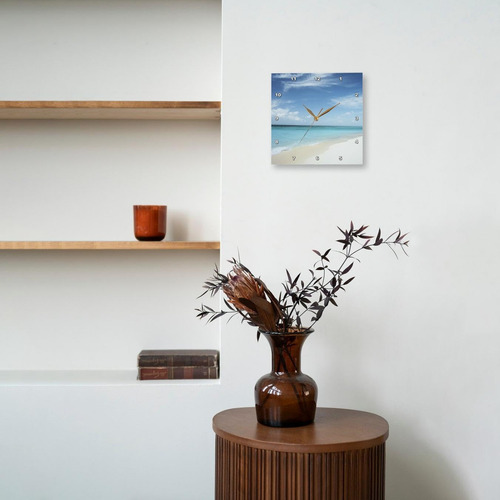 3drose Dpp__1 El Reloj De Pared De Playa Perfecto, 10 Por 10