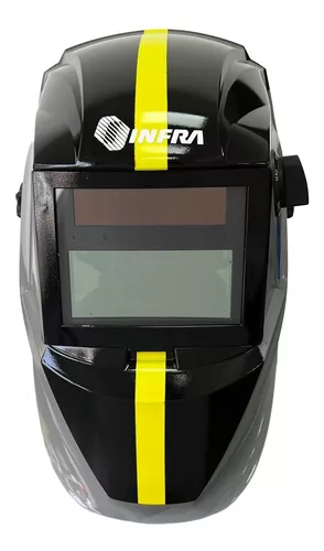 Careta Electrónica Para Soldar Automática Infra Odisea Fuego