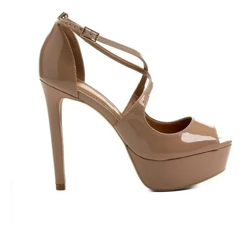 Peep toe santa lolla meia cheap pata