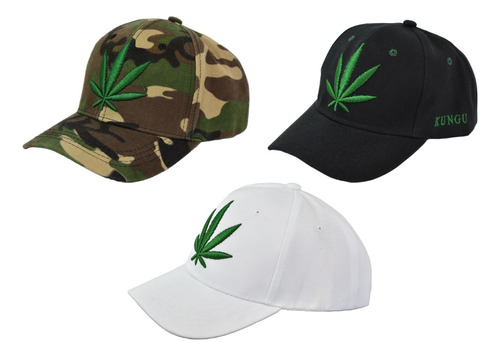 Gorro Planta 420 Con Visera Diferentes Colores