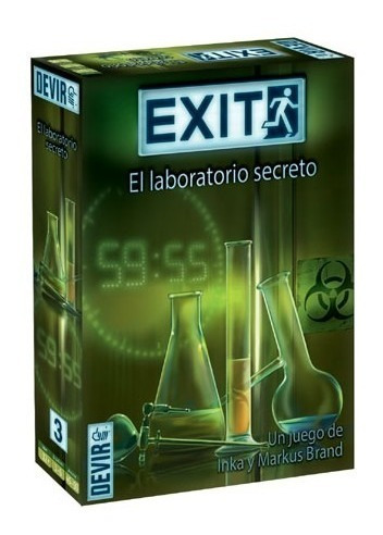 Juego De Mesa Exit 3 El Laboratorio Secreto Devir Original 