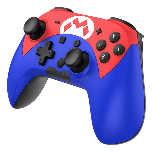 Imagen 2 de 6 de Control Inalámbrico Mario Bros - Nintendo Switch Azul