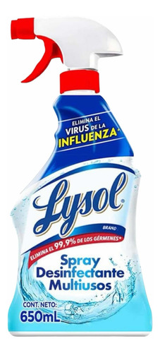 Lysol Spray Desinfectante Multiusos Elimina Bacterias 650ml