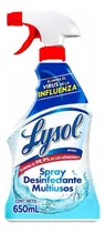 Comprar Lysol Spray Desinfectante Multiusos Elimina Bacterias 650ml