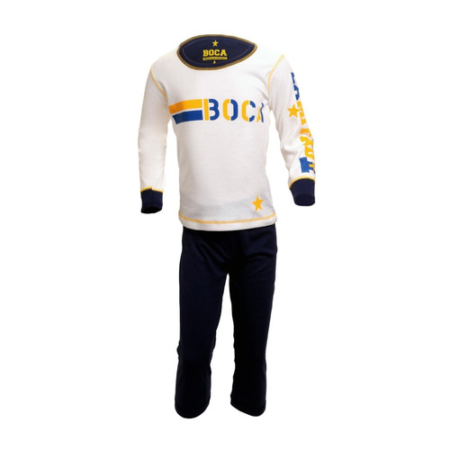 Pijama Estampado Niños Boca Juniors