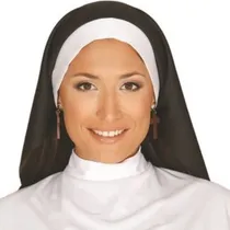 Comprar Véu De Freira Com Crucifixo Festas Fantasias E Halloween