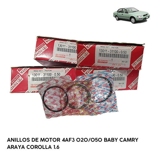 Anillos Para Corolla Baby Camry Carburado Araya Sky 020