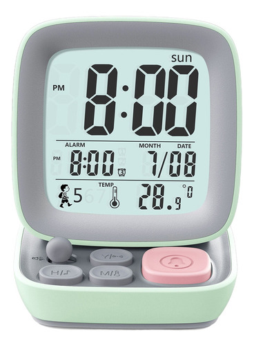 Reloj Despertador Digital Pequeño Para Ordenador Antiguo,