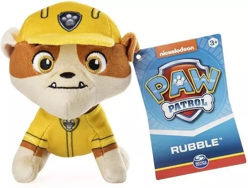 GENERICO Peluche Paw Patrol Rubble - Patrulla Canina - 17cm