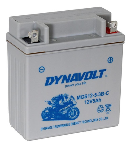 Batería Gel (yb5l-b) (12n5-3b) Dynavolt