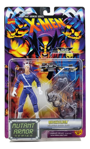 Toy Biz - 1996 - Mutant Armor Series - X-men - Quicksilver