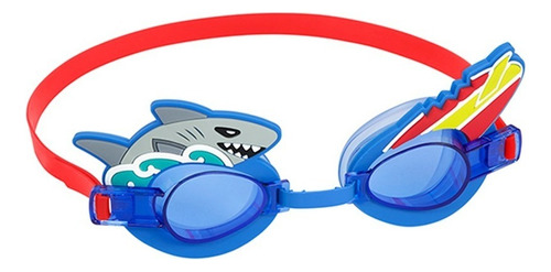 Goggles Infantiles Con Personajes De Colores De 3 A 8 Años Color Azul