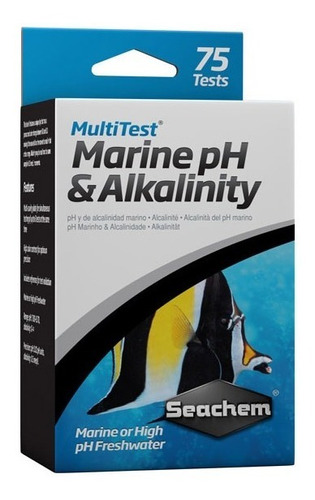 Multi Test Marine Ph & Alkalinity De Seachem 75 Pruebas